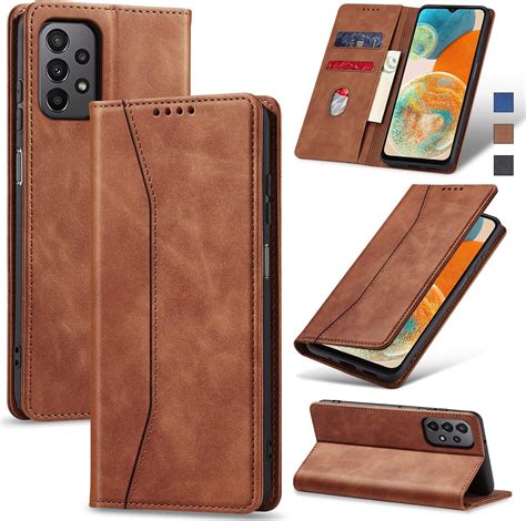 Jasonyu Coque Pour Samsung Galaxy A23 5G 4G Housse Etui En Cuir PU