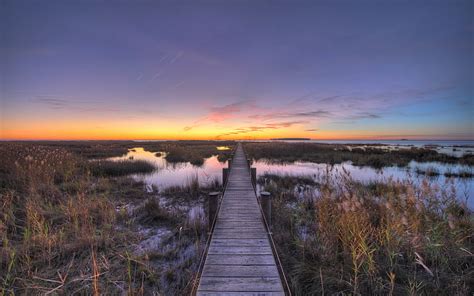 Paisaje Chesapeake Bay Sunset Fondo De Pantalla HD Wallpaperbetter