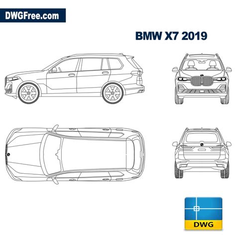 Bmw X7 Dwg Cad Blocks Autocad Dwg Free Cad Blocks