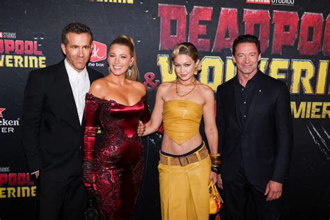 Blake Lively And Gigi Hadid Steal The Show In Deadpool And Wolverine Inspired Looks