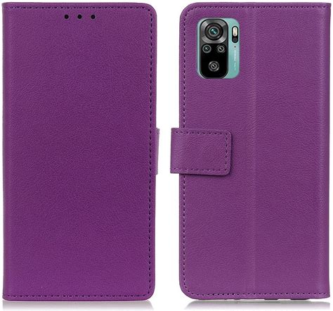 Xiaomi Redmi Note S Hoesje Wallet Book Case Met Stand Paars