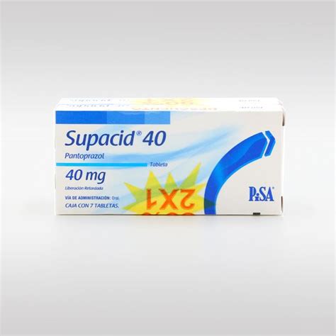 Supacid Tabletas 40mg Caja C 7 PiSA