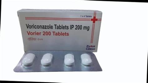 Vorier Voriconazole 200mg Tablet 1 3 4 Tablets Treatment Anti Fungal