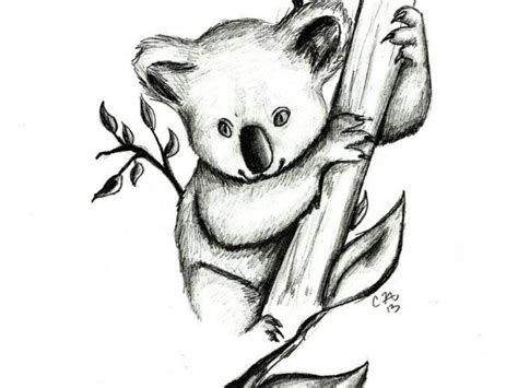 Koala Line Drawing | Free download on ClipArtMag