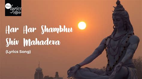 Har Har Shambhu Shiv Mahadeva Lyrics Song Abhilipsa Panda Jeetu