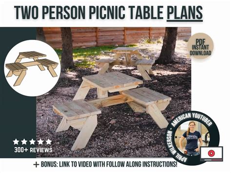 Two Person Picnic Table Plans | Wilker Do's