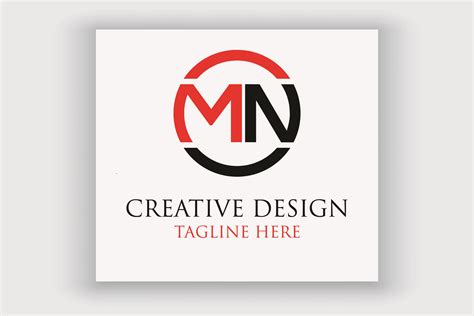 Monogram Mn Logo Design Graphic By Deepak Creative Creative Fabrica