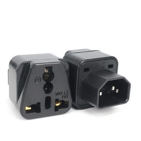 Prise Universelle Iec Plug Black Adaptateur De Prise De Voyage