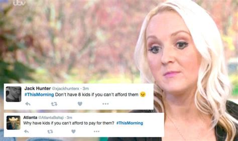 Mum Of Eight Quits Work For Benefits And Boob Job And This Morning Viewers Are FURIOUS TV