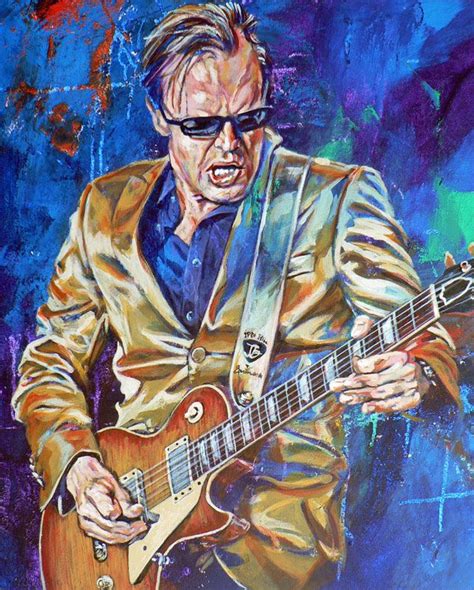 Joe Bonamassa Original Painting By Robert Hurst Blues Music Poster