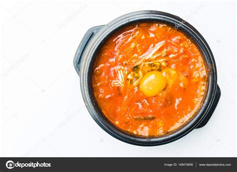Korea Spicy Soup — Stock Photo © Mrsiraphol 149474658