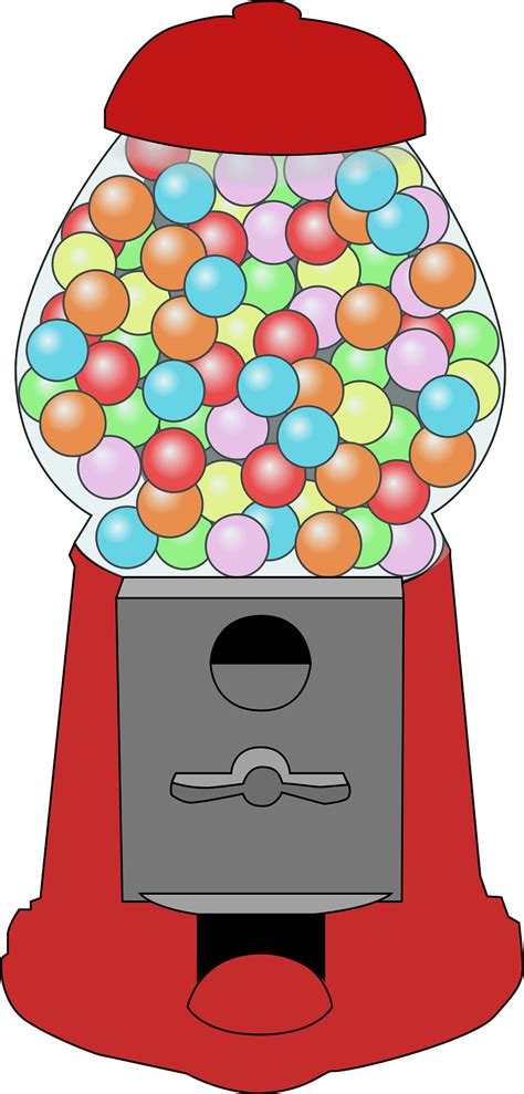 Vibrant Gumball Machine Cliparts Colorful Illustrations For Creative