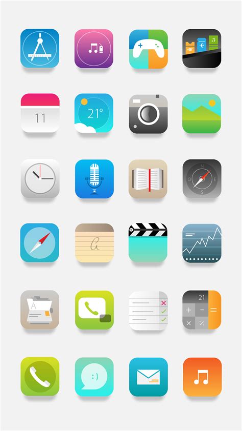 Ios Flat Icons