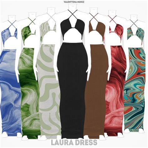 Get More From Valenttina Muniz On Patreon Sims 4 Laura Dresses Sims