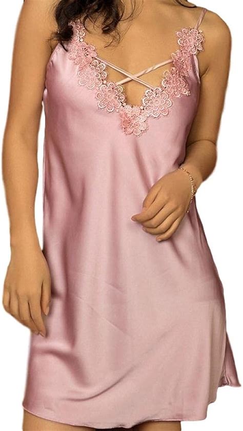 Asdfsadf Night Dress Silk Nightgown Dress Dress Donne Vestiti Da Notte Dress Da Notte Ladies