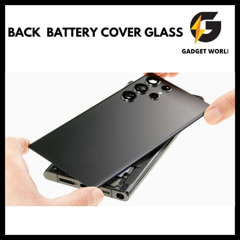 GADGET WORLD READY STOCK BLACK SHAR 5 BATTERY COVER BACK GLASS