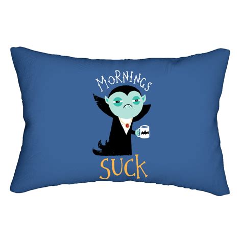 Suck Good Night And Good Morning Lumbar Pillows Designed Sold By