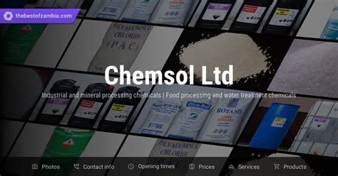 Chemsol Ltd Industrial And Mineral Processing Chemicals Food