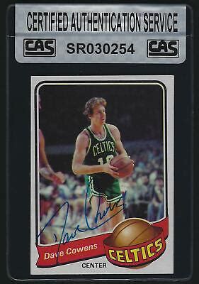 Dave Cowens Topps Signed Card Boston Celtics Cas Authentic