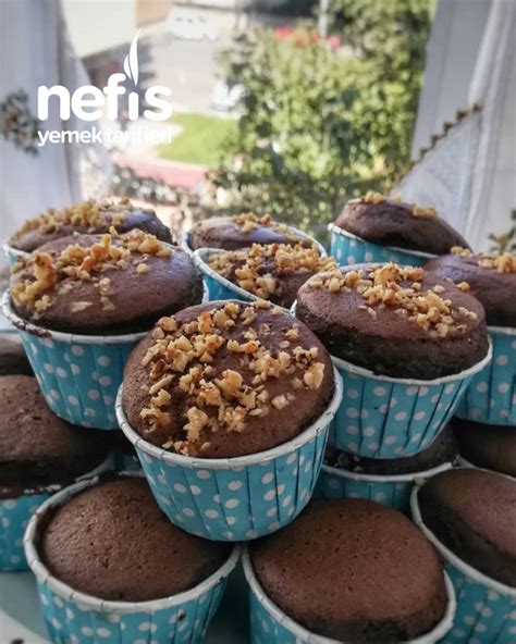 Kakaolu Muffin Kek Nefis Kabaran İçi Pamuk Gibi Nefis Yemek Tarifleri