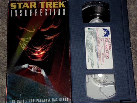 Vintage 90s VHS Star Trek Insurrection Paramount Etsy