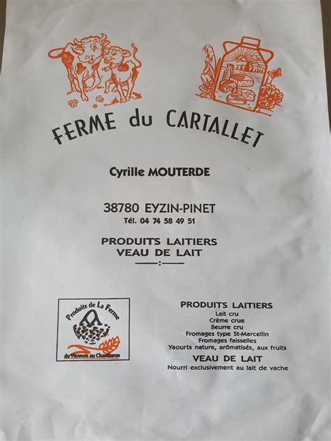 Ferme Du Cartallet à Eyzin Pinet Locavor fr