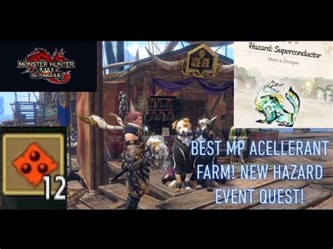 BEST MP ACELLERANT FARM IN THE GAME NEW HAZARD EVENT QUEST MONSTER