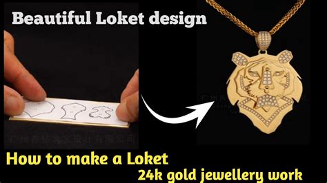 How To Make A Loket Amazing Loket Design K Gold Jewellery Work