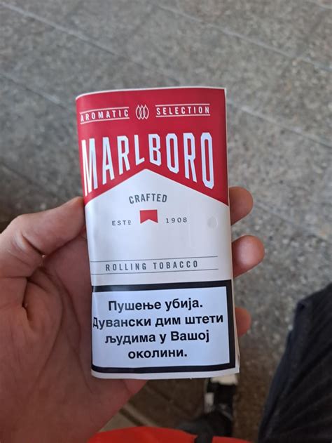 Finally Marlboro Rolling Tobacco Is Avaliable In My Country And Its