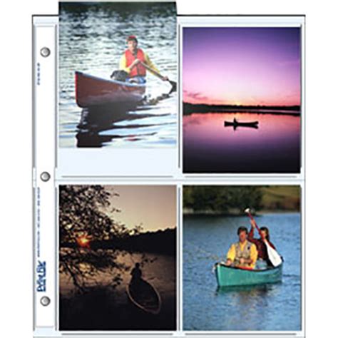 Print File 45 8p Archival Storage Page For 4x5 Prints 060 0623