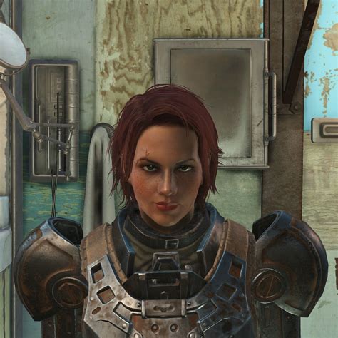 My Attempt At Me3 Default Femshep In Fallout 4 Masseffect