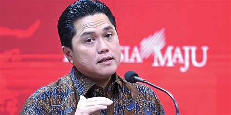 85 Juta Lapangan Kerja Bakal Hilang Erick Thohir Generasi Muda Punya