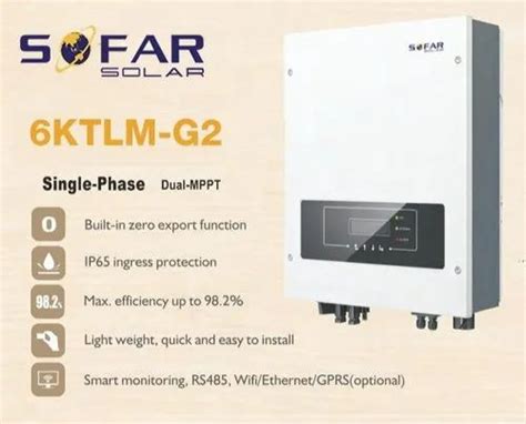 Sofar Ktlm G Solar On Grid Tie Inverter At Rs In Ernakulam