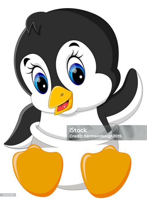 Kartun Penguin Lucu Ilustrasi Stok Unduh Gambar Sekarang Beku