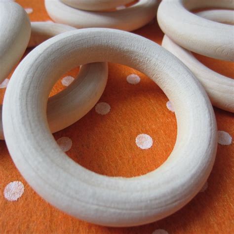 Wooden Teether Ring Natural Maple Wood Pieces Etsy Wooden