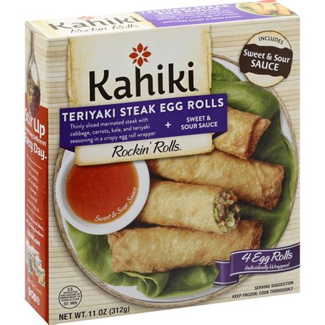 Kahiki Egg Rolls Teriyaki Steak Rockin Rolls Asian Yoders Country Market