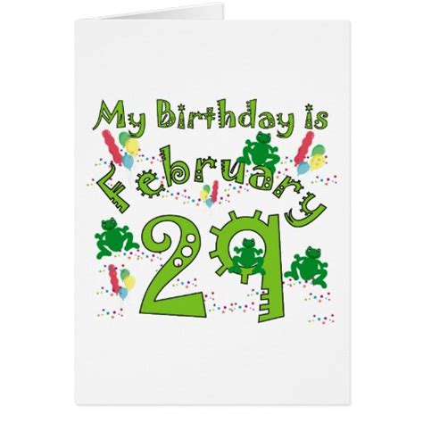 Leap Year Birthday Card | Zazzle