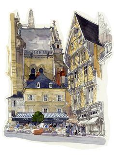 Fabrice Moireau Ideas Urban Sketching Watercolor Sketch Sketch Book