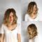 Undone Layered Lob With Textured Waves And Blonde Balayage The Latest