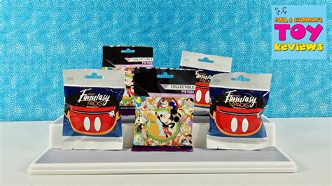 Disney Fanntasy Packs And Character Blind Bag Trading Pins Opening Pstoyreviews Disney