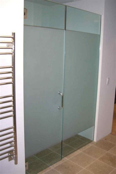 Is A Frosted Glass Shower Door In Style