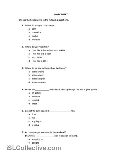 11 Multiple Choice Vocabulary Worksheets For Ecosystem Free Pdf At