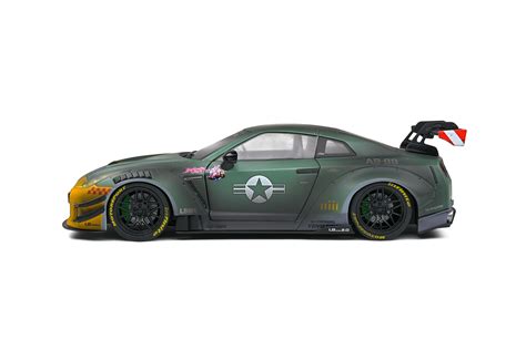 Nissan Gt R R35 W Liberty Walk Body Kit 20 Army Fighter 2022 Solido