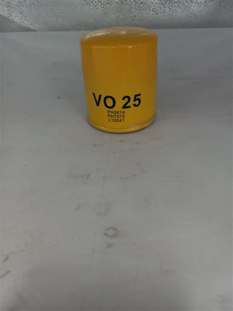 VALVOLINE VO-25 - cross reference oil filters | oilfilter-crossreference.com