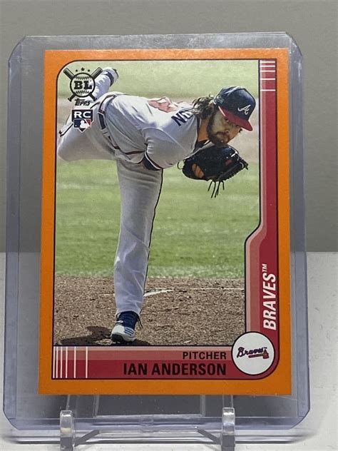 2021 Topps Big League Veterans Rookies Orange 160 Ian Anderson RC