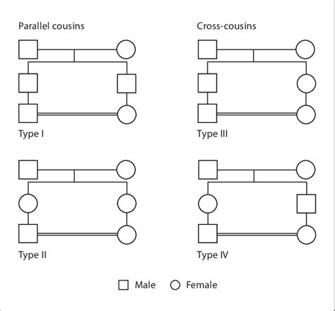 Types Of First Cousin Marriages Download Scientific Diagram