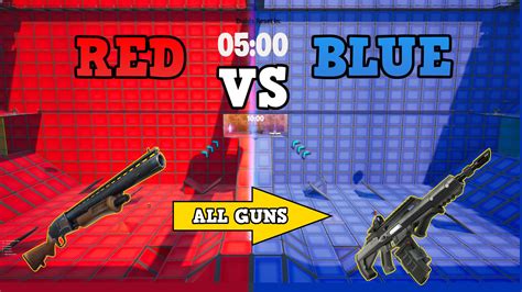 🔴 Red Vs Blue 🔵 All Weapons 7286 8872 3689 By Teamfmc Fortnite