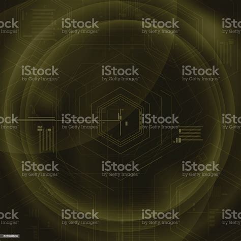 Abstract Technology Green Background Stock Illustration Download