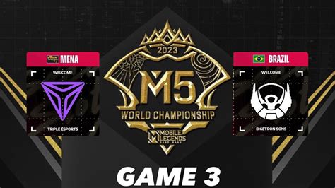 ID M5 Group Stage Hari 6 TRIPLE ESPORTS VS BIGETRON SONS GAME 3 YouTube