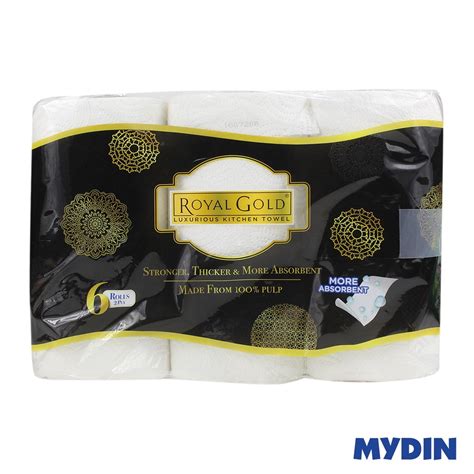 Royal Gold Kitchen Towel 2ply X 6 Rolls